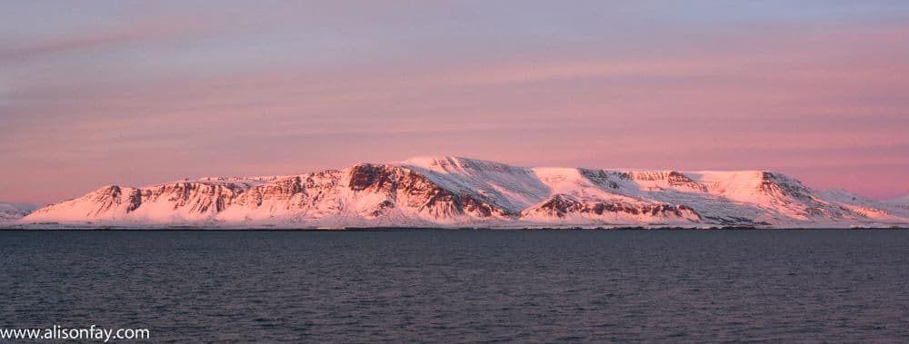 Sunset in Iceland