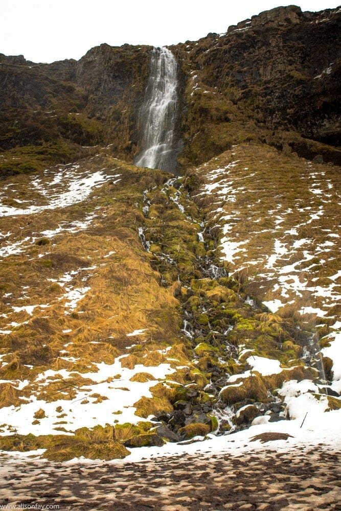 Waterfalls near Seljalandsfoss