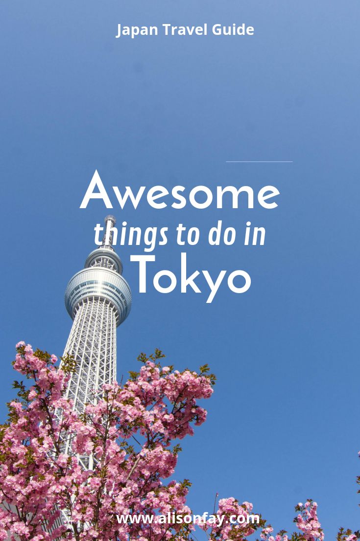 Awesome things to do in Tokyo