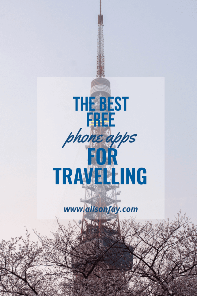 Best free travel apps pin
