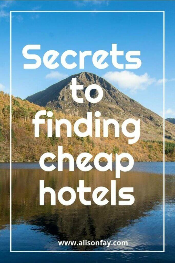 Secrets to finding cheap hotels