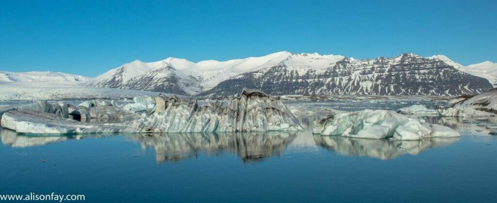 Landscape photo of Glacier Lagoon, Iceland