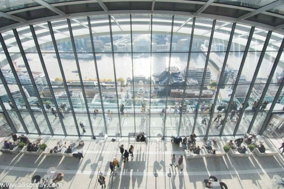 Inside The Sky Garden, London