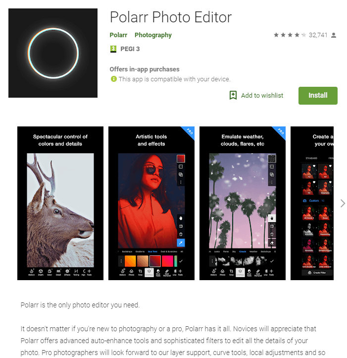 Polarr Photo Editor on the Google Play Store