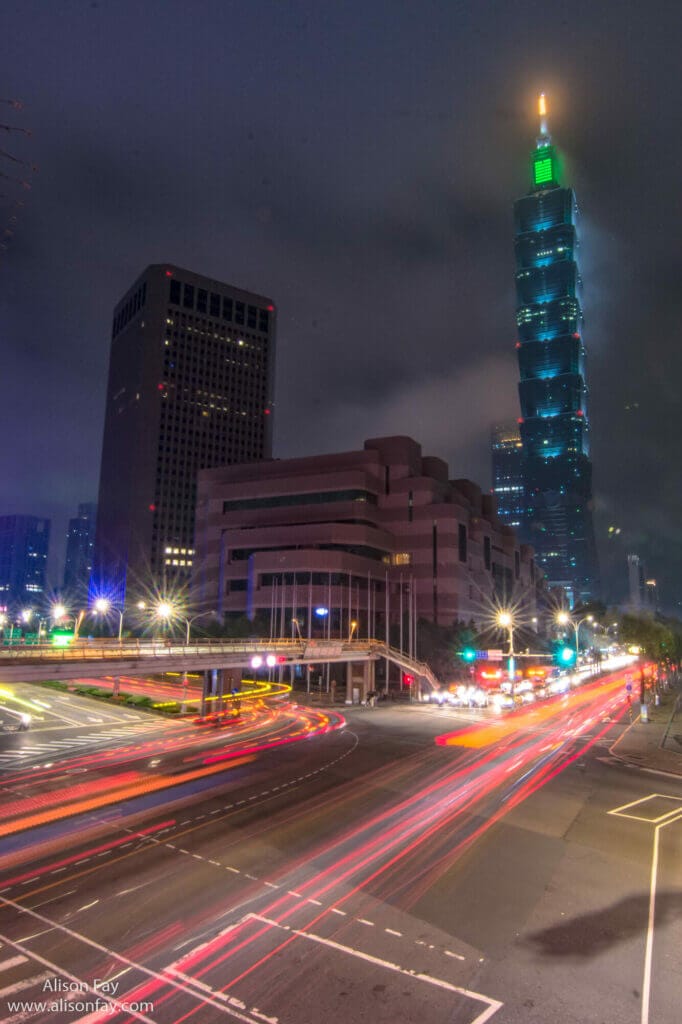 Photo of Taiwan 101 at night