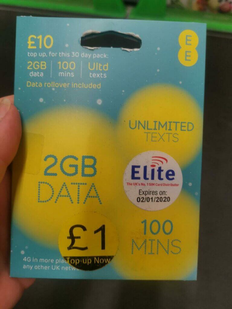 UK Lycamobile SIM Card preloaded with 6GB data & 100 International mins