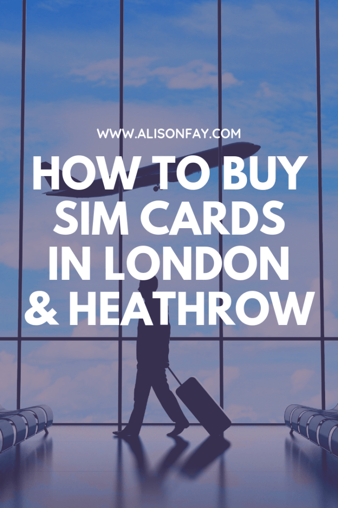 Buying a Prepaid UK Sim card at London Heathrow Airport & London