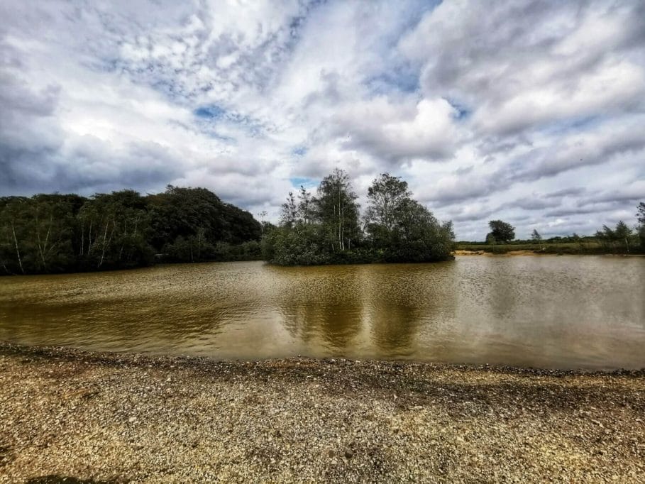 Photo of Cadman's Pool, taken from the shore.