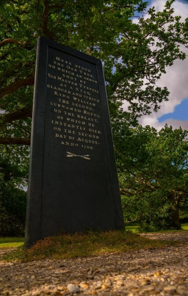 The Rufus Stone, in the new forest