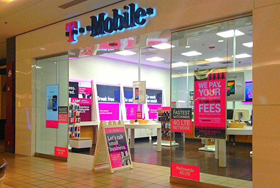 T-mobile store in the USA