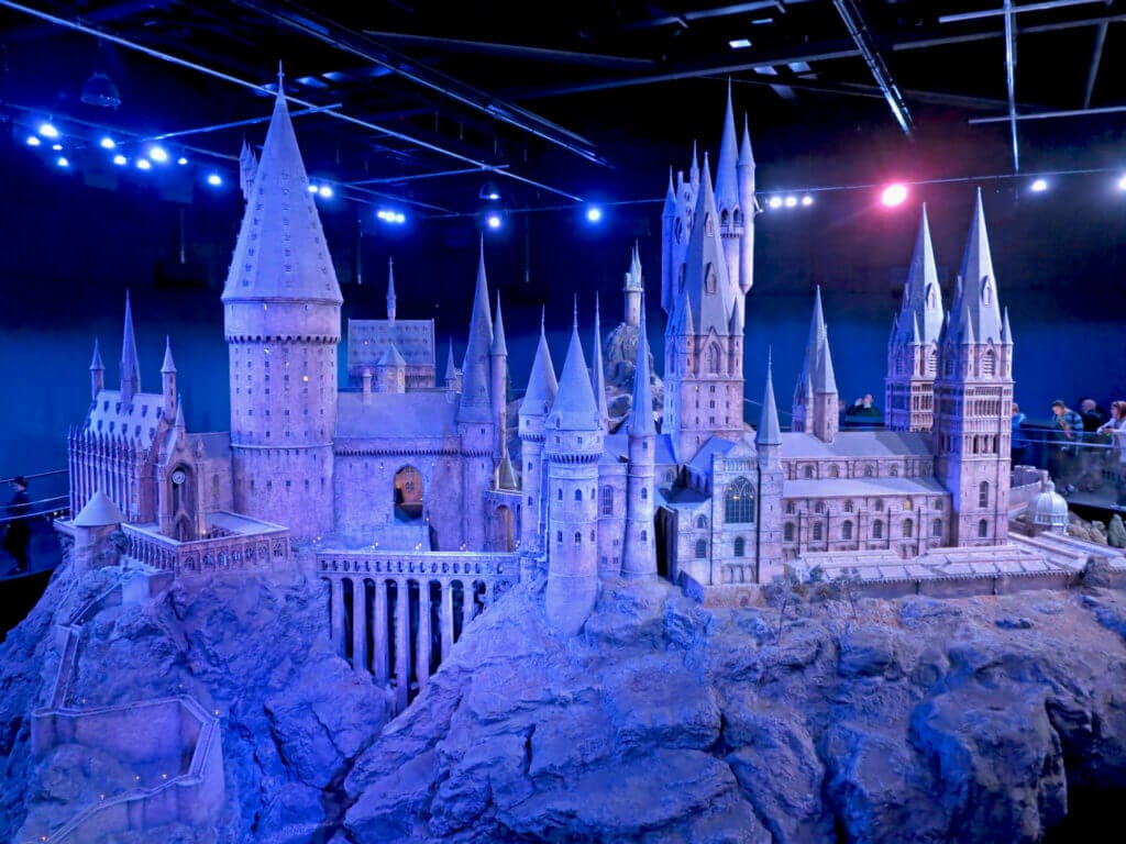 Scale model of Hogwarts