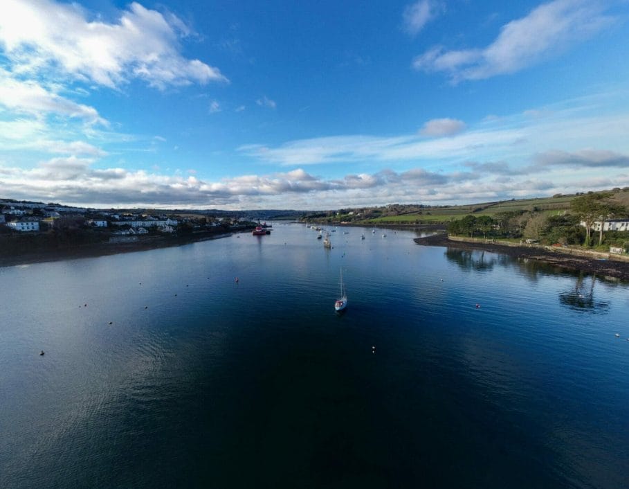 Sailing in Falmouth Harbour, Cornwall
