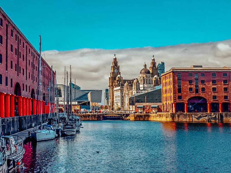 View of Liverpool from the Albert Dock