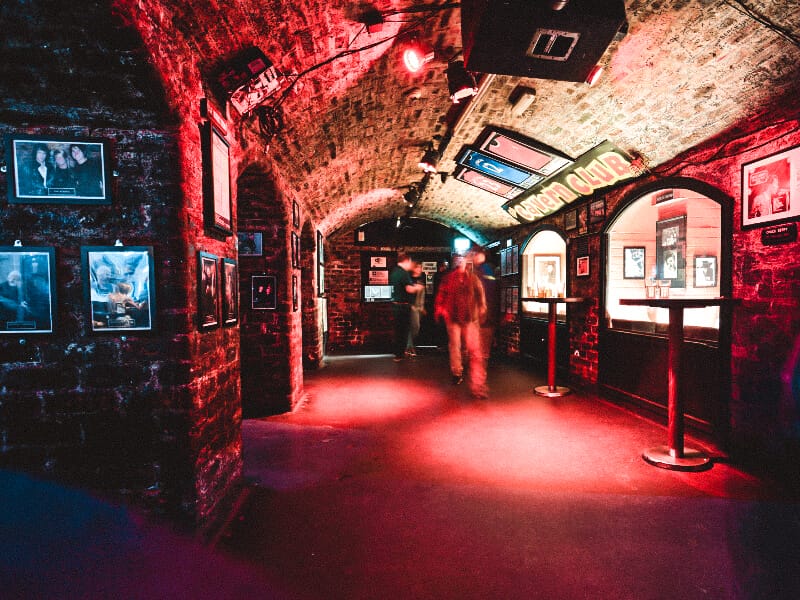 Inside the Cavern Club in Liverpool