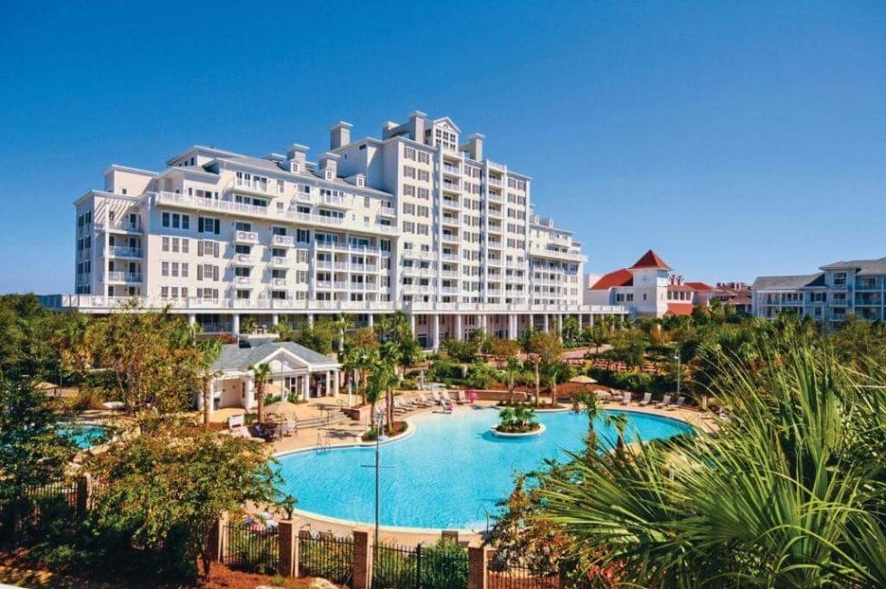 Sandestin Golf and Beach Resort Hotel from the outside