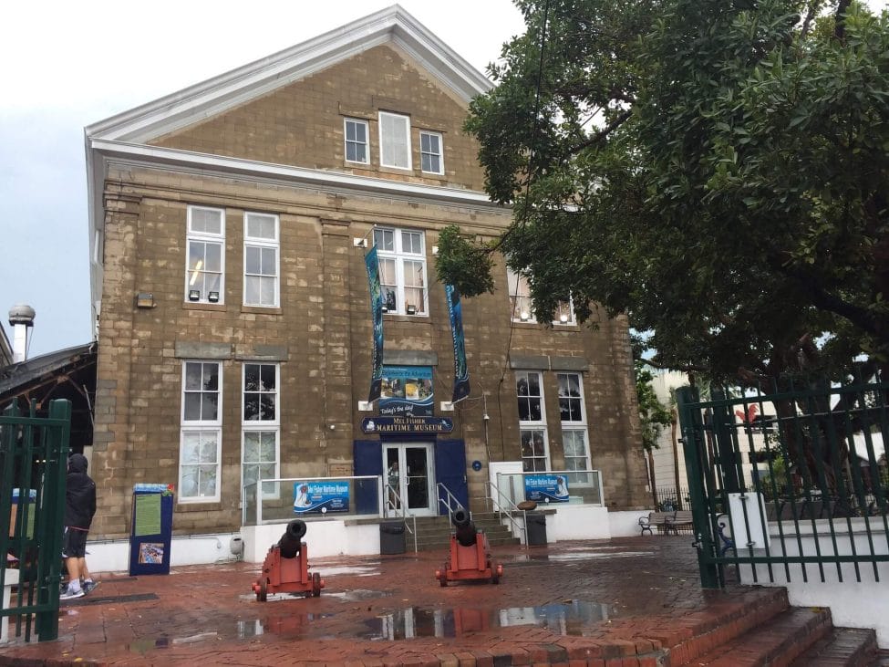 Photo of the Mel Fisher Maritime museum building from the outside