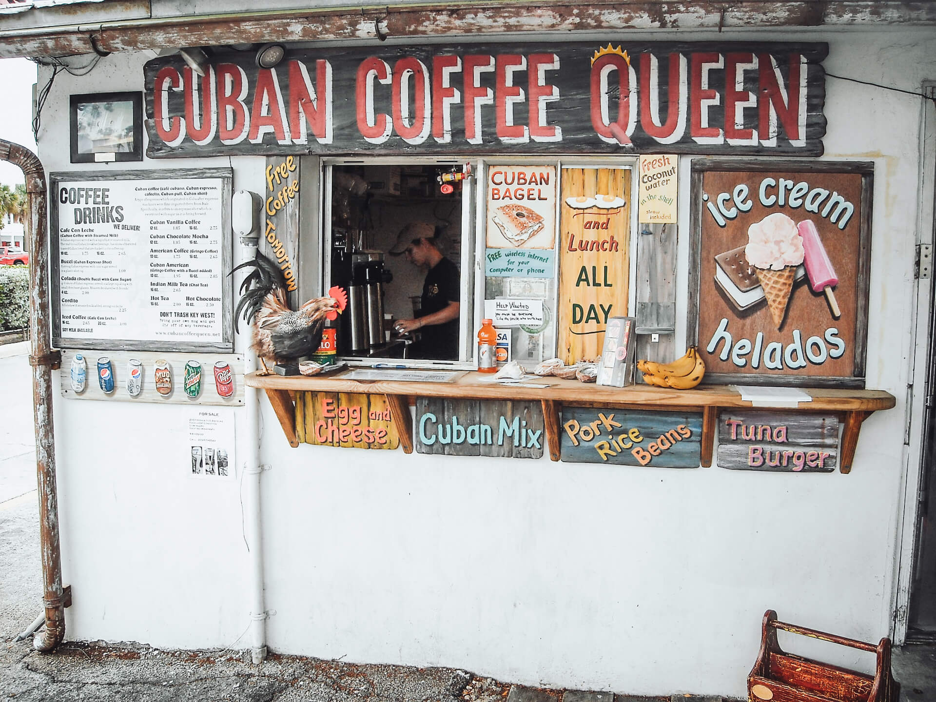 Cuban Coffee Queen serving counter