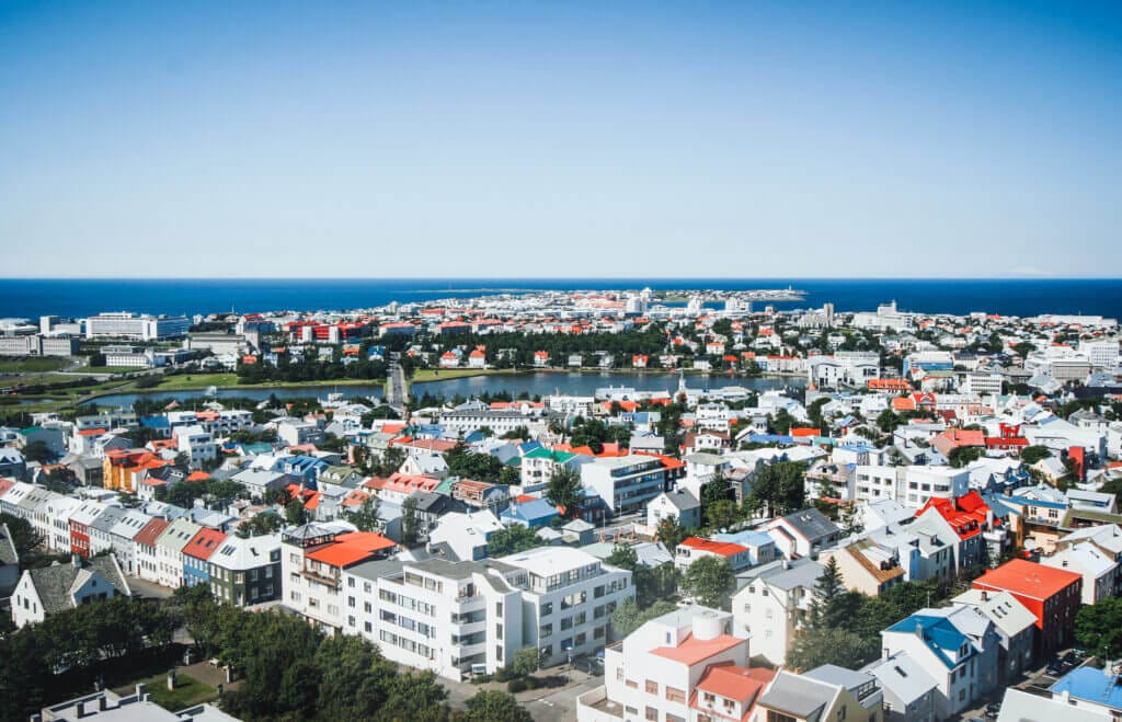 view over Reykjavik 