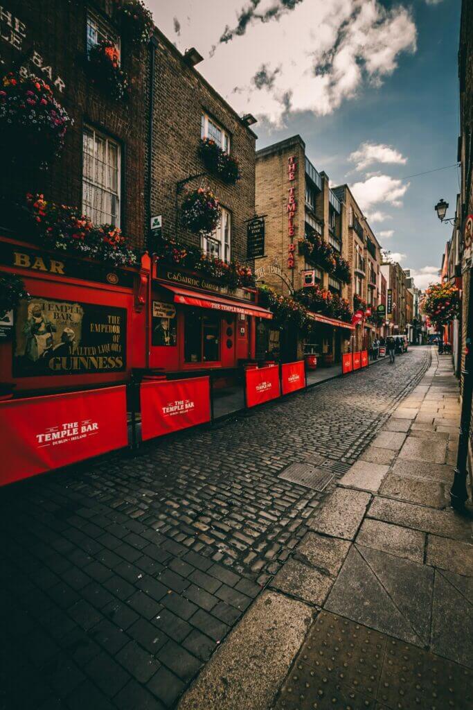 Photo of Templar Bar in Dublin.