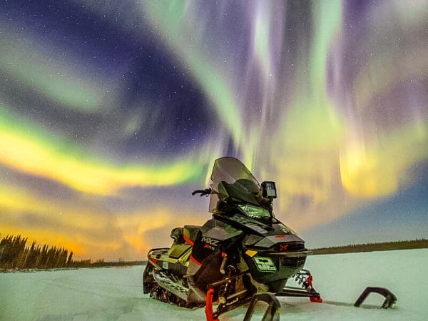 Snow mobiling in Iceland