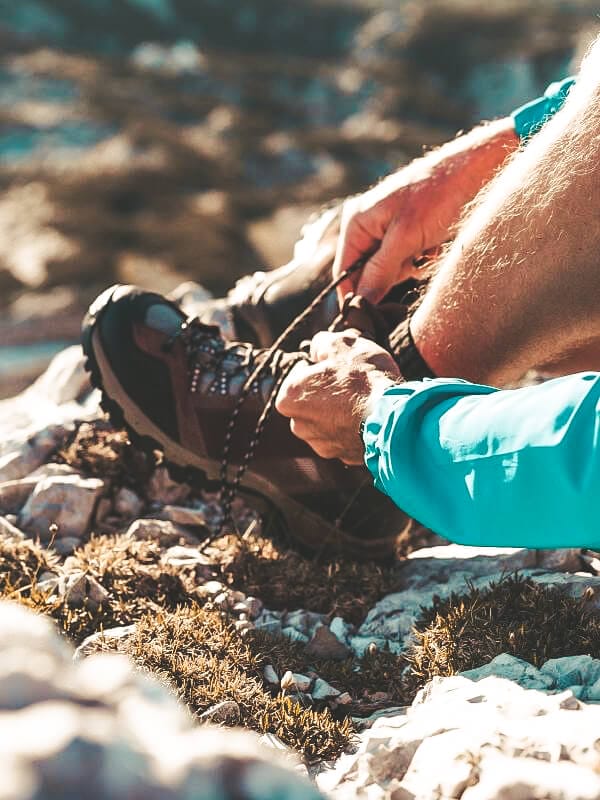 Waterproof hiking boots