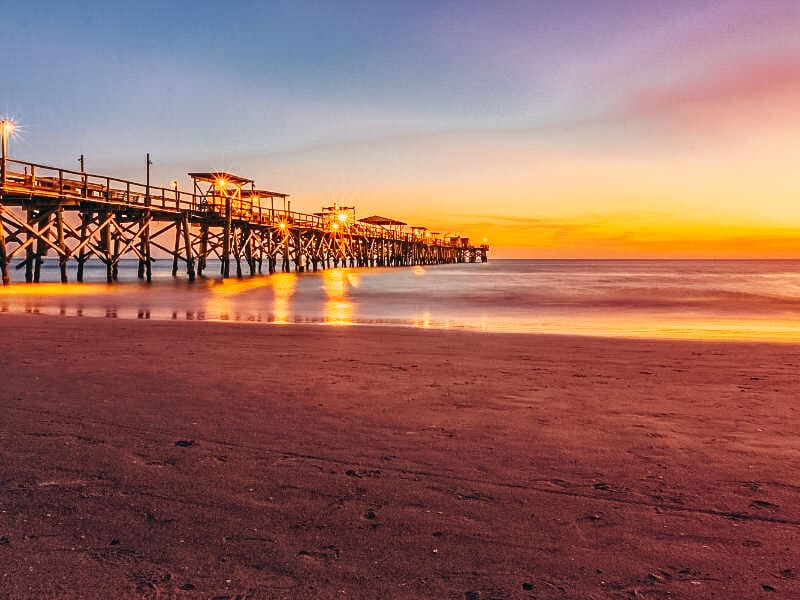 Sunset at St Pete's Beach in Florida