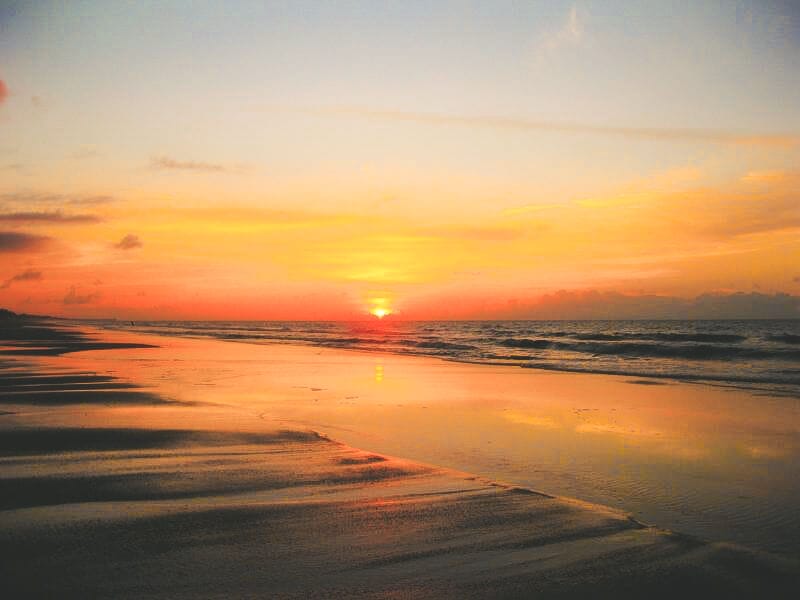 sunset over topsail hill preserve state park