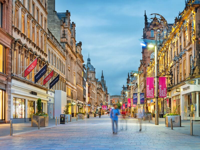 Glasgow highstreet