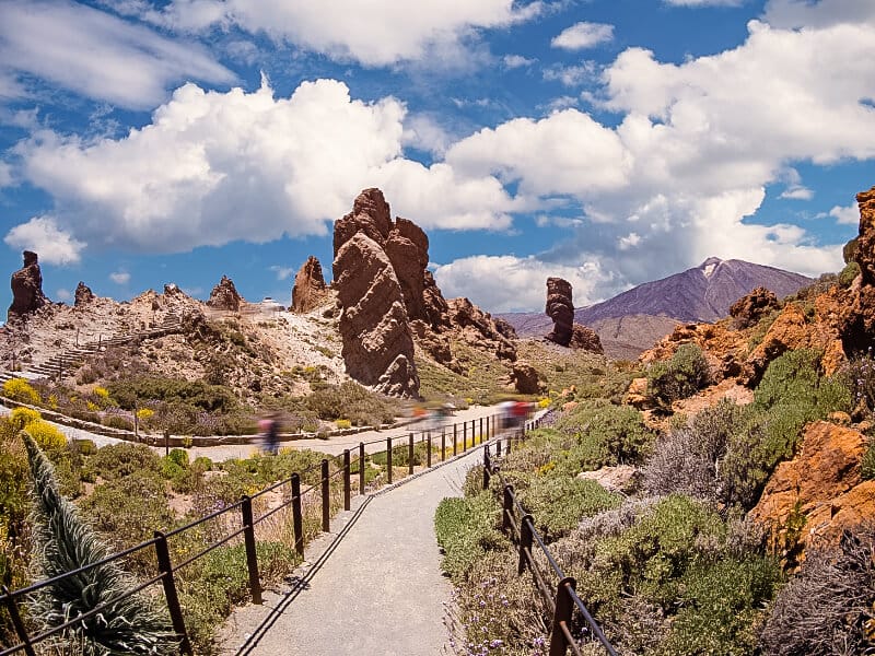 Path through Teide national park