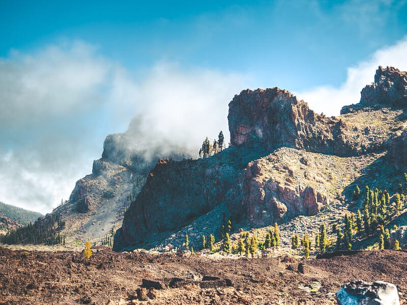 Scenery in Teide National Park