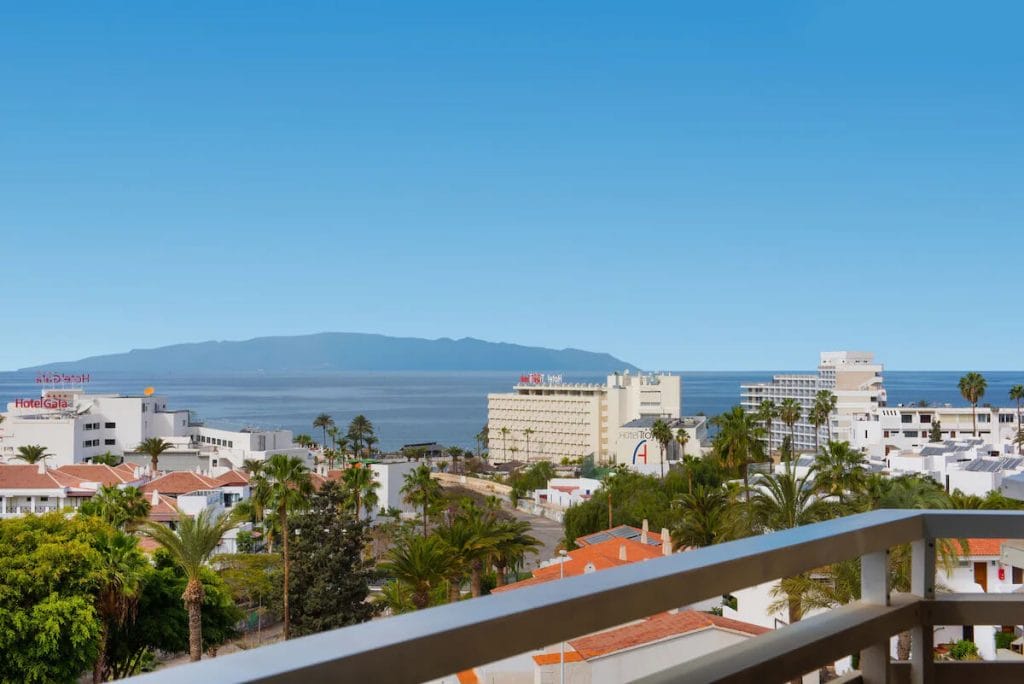 View from the Olé Tropical Hotel in Tenerife