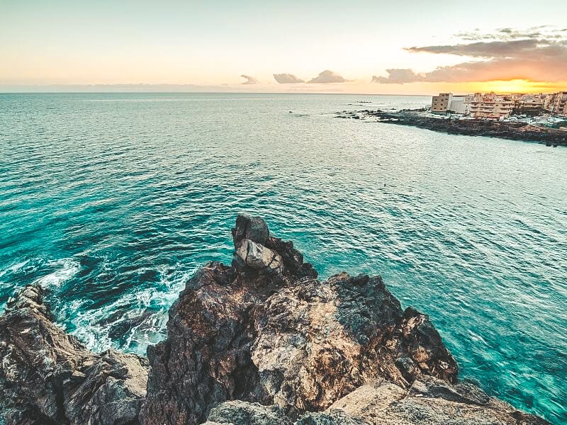 Las Galletas beach in Tenerife