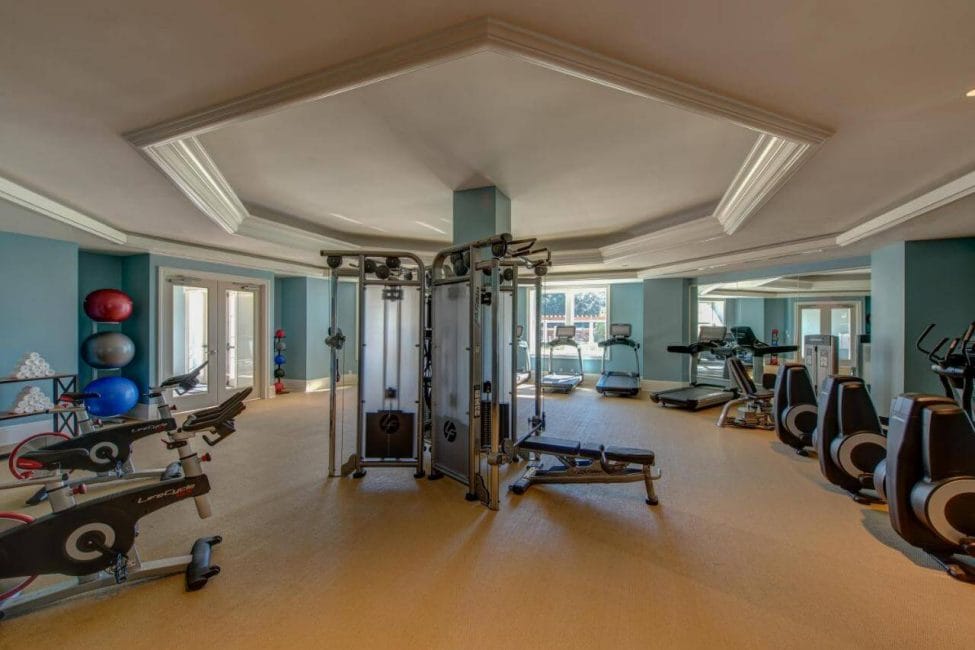 fitness center at henderson beach resort