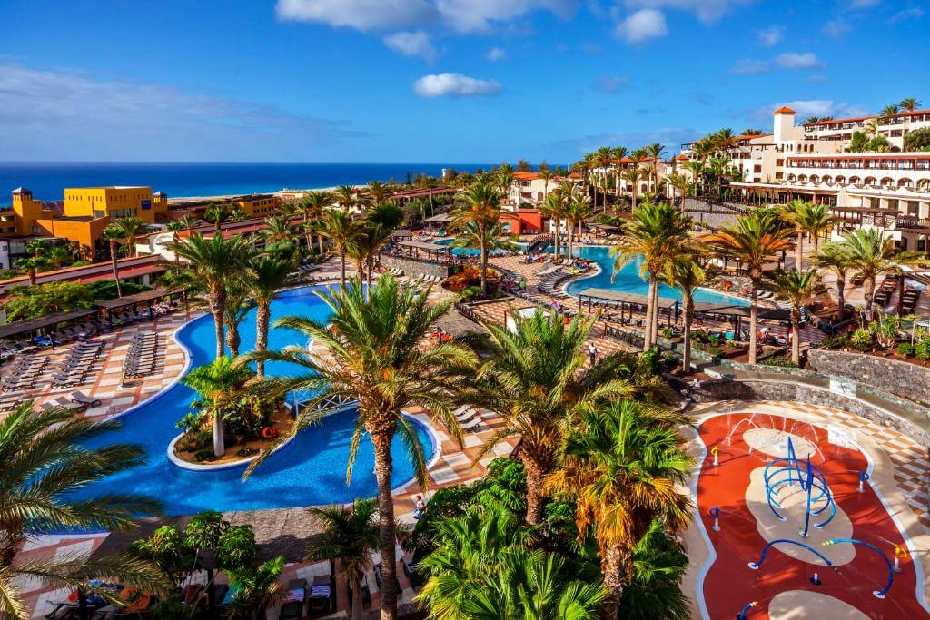 View over the pool at Occidental Jandía Mar