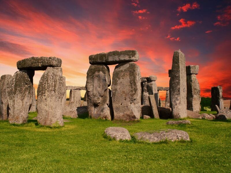Stonehenge during sunset