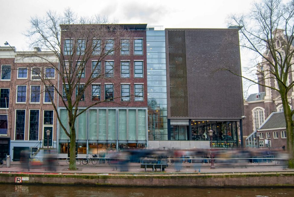 View of Anne Frank House and The Museum
