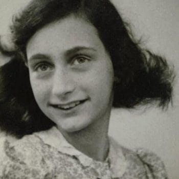 Passport photo of Anne Frank taken in May 1942