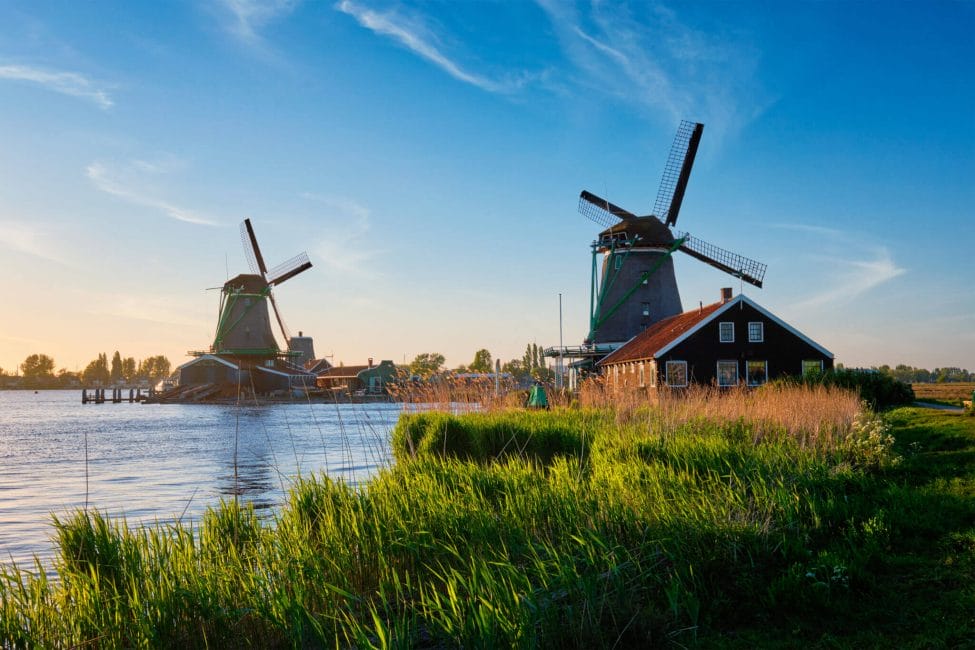 Dutch Windmills at Zaanse Schans
