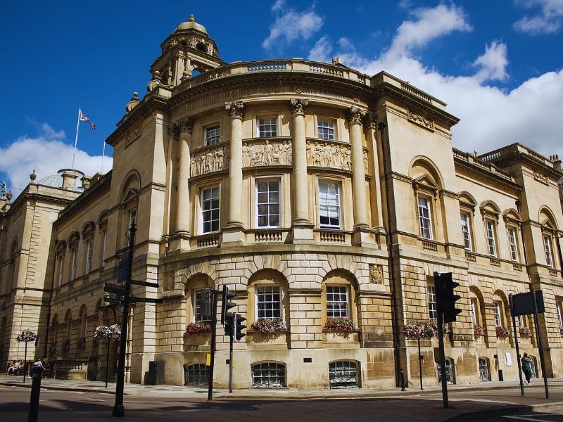 Facade of Bath Guildhall