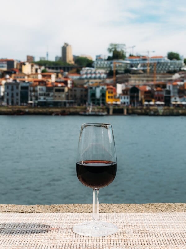 Port wine by the River in Porto