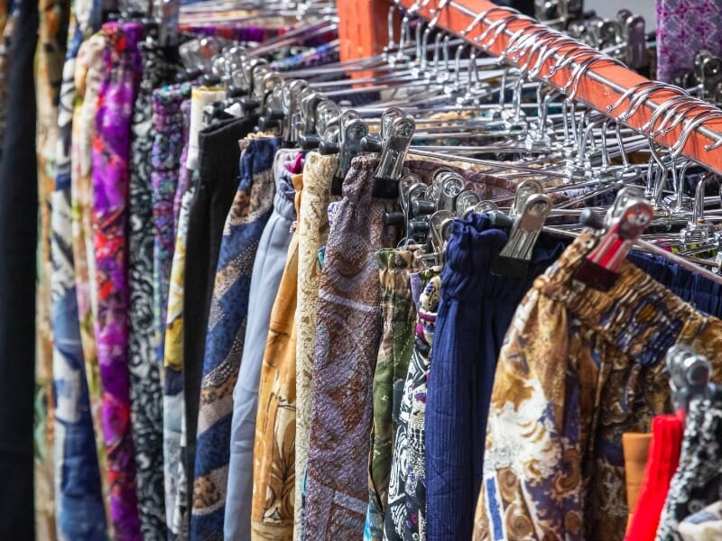 Vintage clothes on Brick lane