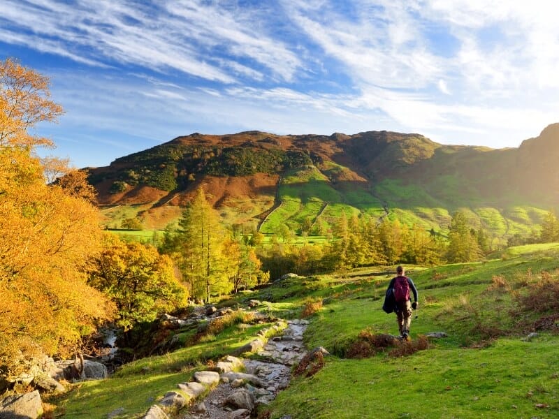 Hiking in the Great Langdale Valley