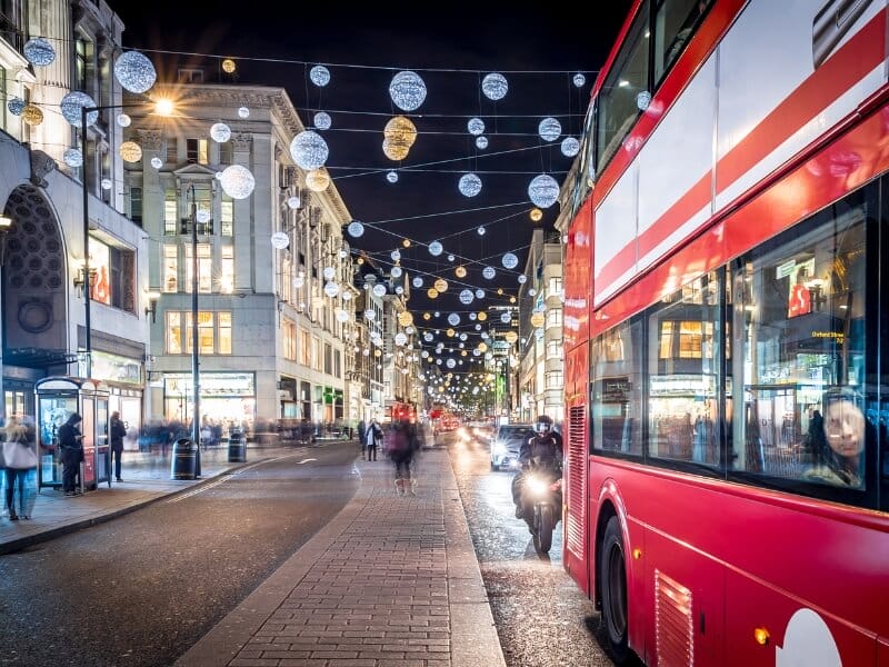Oxford Street christmas lights