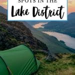 best wild camping spots in the lake district
