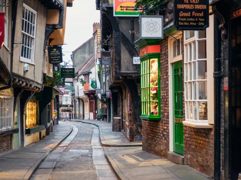 the shambles in york, UK