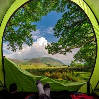 wild camping near buttermere in the lake district
