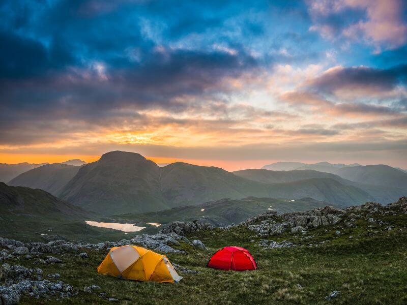 Wild camping in the Lake District