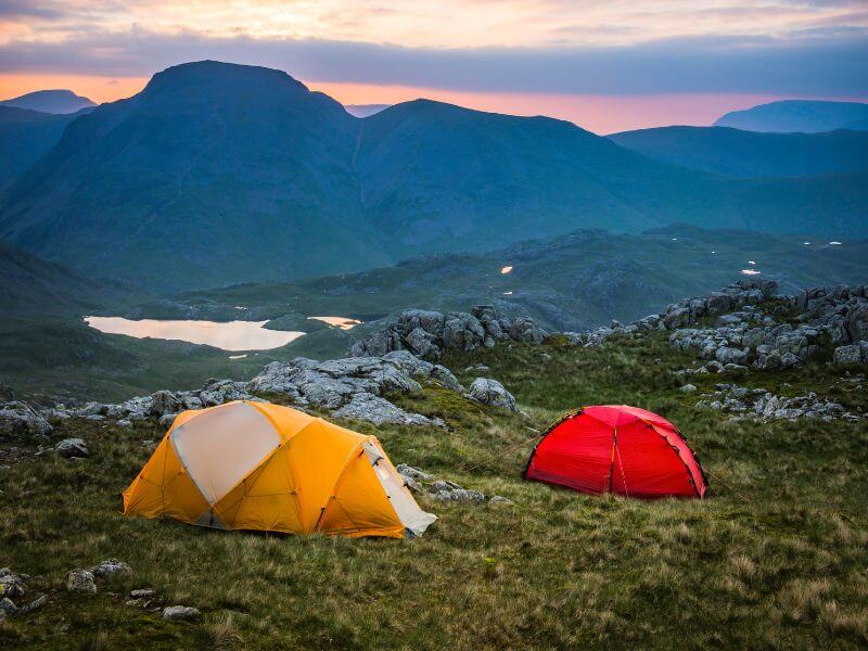 Wild camping in the Lake District