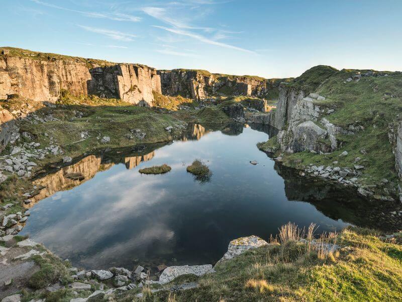 Foggintor Quarry in Dartmoor