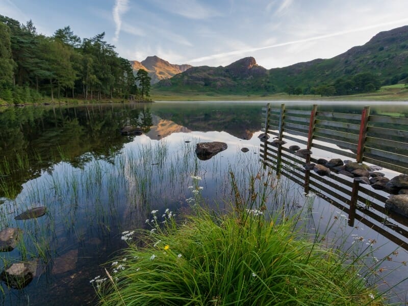 Swimming in Blea Tarn